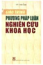 Giáo trình phương pháp luận nghiên cứu khoa học