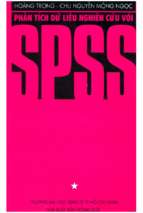 Phân tích dữ liệu nghiên cứu với spss. tập 1