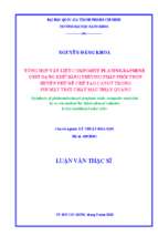 Tổng hợp vật liệu composite platingraphene oxit dạng khử bằng phương pháp phối trộn huyền phù để chế tạo catot trong pin mặt trời chất màu nhạy quang