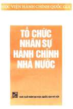 Tổ chức nhân sự hành chính nhà nước