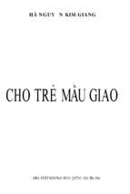 Phương pháp kể sáng tạo truyện cổ tích thần kì cho trẻ mẫu giáo. (in lần 2)