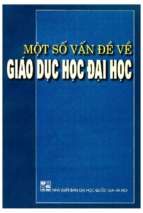 Một số vấn đề về giáo dục học đại học