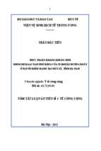 Thực trạng kháng kháng sinh nhóm betalactam phổ rộng của vi khuẩn đường ruột ở người khỏe mạnh tại một xã, tỉnh hà nam tt