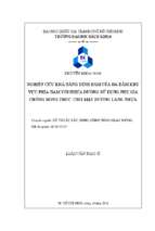 Nghiên cứu khả năng dính bám của đá dăm khu vực phía nam với nhựa đường sử dụng phụ gia chống bong tróc cho mặt đường láng nhựa 