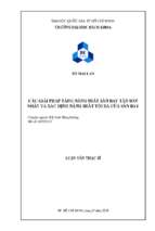 Các giải pháp tăng năng suất sân bay tân sơn nhất và xác định năng suất tối đa của sân bay 
