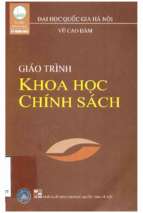 Giáo trình khoa học chính sách