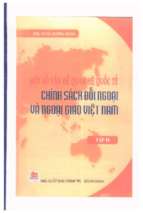 Một số vấn đề quan hệ quốc tế chính sách đối ngoại và ngoại giao của việt nam, tập 2