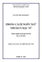 Phong cách ngôn ngữ thơ hàn mặc tử tt