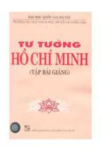 Tư tưởng hồ chí minh  tập bài giảng