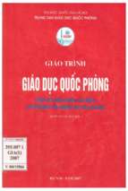 Giáo trình giáo dục quốc phòng. tập 1, một số nội dung cơ bản về đường lối quân sự của đảng