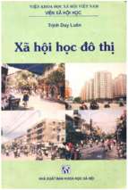 Xã hội học đô thị