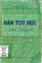 Dân tộc học đại cương. (tái bản lần lần 14)