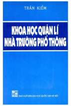Khoa học quản lí nhà trường phổ thông