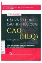 đặt và sử dụng câu hỏi hiệu quả cao (heq)  cách thức giúp học sinh tham gia tích cực vào các hoạt động học tập