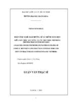 Hân tích và đề xuất hướng xử lý những xung đột giữa nhà thầu xây dựng và các nhà thầu mep bằng phương pháp system dynamic