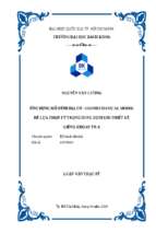 ứng dụng mô hình địa cơ geomechanical model để lựa chọn tỷ trọng dung dịch khi thiết kế giếng khoan tn x 