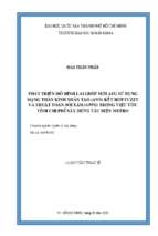 Phát triển mô hình lai ghép mới afg sử dụng mạng thần kinh nhân tạo (ann) kết hợp fuzzy và thuật toán sói xám (gwo) trong việc ước tính chi phí xây dựng tàu điện metro