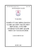 Nghiên cứu đặc điểm lâm sàng và hiệu quả điều trị gãy phức hợp gò má   cung tiếp có thoát vị tổ chức quanh nhãn cầu vào xoang hàm