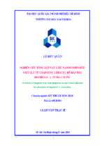 Synthesis of magnetic iron oxidegraphene aerogel nanocomposites for adsorption of bisphenol a, tetracyline