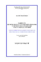 Study of distribution management system (dms) and application for 22kv tan binh power company's grid