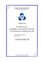 Hệ thống scada, trạm biến áp 110kv không người trực và tự động hóa lưới điện trung thế