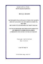 The role of supervisor's behaviours in developing trust and their effects on emloyee engagement a comparative study between vietnam and thailand