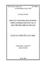 Pháp luật cộng đồng asean về phòng, chống tội phạm xuyên quốc gia và việc thực hiện tại việt nam