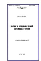 Giải pháp tài chính cho đào tạo nghề chất lượng cao ở việt nam