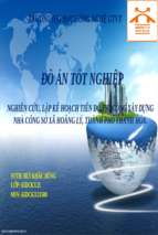 Slide thuyết trình đồ án tốt nghiệp kinh tế xây dựng nghiên cứu, lập kế hoạch tiến độ thi công xây dựng nhà công sở xã hoằng lý, thành phố thanh hóa