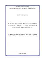 Mô tả thực trạng và một số yếu tố liên quan đến quản lý chất thải rắn y tế tại một số bệnh viện đa khoa tỉnh quảng ninh, năm 2013