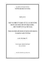 Some antecedents and outcomes of frust in social commerce an empirical study in vietnam