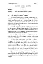 Giáo trình sinh học đại cương
