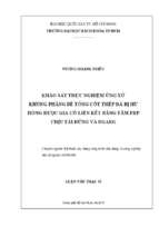 Khảo sát thực nghiệm ứng xử khung phẳng bê tông cốt thép đã bị hư hỏng được gia cố liên kết bằng tấm frp chịu tải đứng và ngang