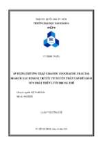 áp dụng phương pháp chaotic stochastic fractal search xác định vị trí tối ưu nguồn phân tán để giảm tổn thất trên lưới trung thế 