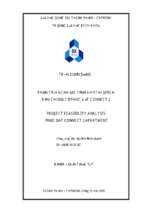 Phân tích đánh giá tính khả thi dự án khu chung cư phúc đạt connect 2