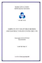 Nghiên cứu tối ưu hóa kỹ thuật mri trong chẩn đoán thoát vị đĩa đệm cột sống thắt lưng 