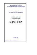 Giáo trình mạng điện