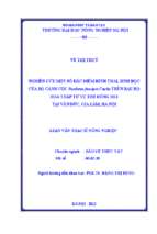 Nghiên cứu một số đặc điểm hình thái, sinh học của bọ cánh cọc paederus fuscipes curtis trên rau họ hoa thập tự vụ thu đông 2011 tại văn đức gia lâm hà nội