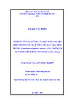 Nghiên cứu ảnh hưởng của mật độ ương đến sinh trưởng và tỷ lệ sống của hầu thái bình dương (crassostrea angulata lamarck, 1819) giai đoạn ấu trùng chữ d đến con giống cấp 2 (15 mm)