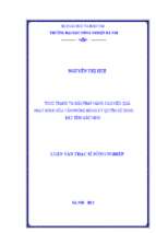 Thực trạng và giải pháp nâng cao hiệu quả hoạt động của văn phòng đăng ký quyền sử dụng đất tỉnh bắc ninh