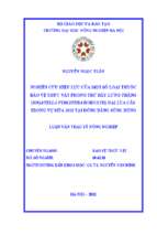 Nghiên cứu hiệu lực của một số loại thuốc bảo vệ thực vật phòng trừ rầy lưng trắng (sogatella furcifera horvath) hại lúa cấy trong vụ mùa 2010 tại đồng bằng sông hồng