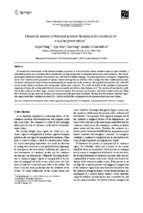 Numerical analysis of transient pressure variation in the condenser of a nuclear power station