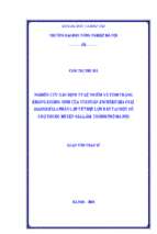 Nghiên cứu xác định tỷ lệ nhiễm và tình trạng kháng kháng sinh của vi khuẩn escherichia coli, salmonella phân lập từ thịt lợn bán tại một số chợ tại huyện gia lâm, thành phố hà nội