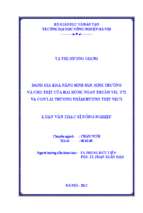 đánh giá khả năng sinh sản, sinh trưởng và cho thịt của hai dòng ngan thuần vs1, v72 và con lai thương phẩm hướng thịt vs172