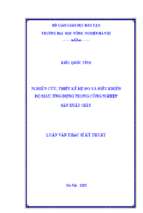Nghiên cứu, thiết kế hệ đo và điều khiển độ màu, ứng dụng trong công nghiệp sản xuất giấy