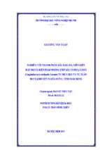 Nghiên cứu thành phần sâu hại lúa, diễn biến mật độ và biện pháp phòng trừ sâu cuốn lá nhỏ (cnaphalocrocis medinalis guene) vụ mùa 2012 và vụ xuân 2013 tại huyện nghĩa hưng, tỉnh nam định