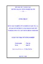Bước đầu nghiên cứu sự biến đỏi mô của cá giò (rachycentron canadum) sau khi thử nghiệm dùng vắc xin phòng bệnh vibriosis
