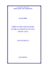 Nghiên cứu phát triển nhãn hiệu tập thể gạo thơm huyện yên dũng tỉnh bắc giang