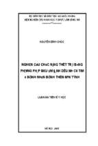 Nghiên cứu chức năng thất trái bằng phương pháp siêu âm đánh dấu mô cơ tim ở bệnh nhân bệnh thận mạn tính