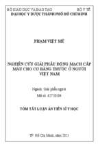 Nghiên cứu giải phẫu động mạch cấp máu cho cơ răng trước ở người việt nam tt